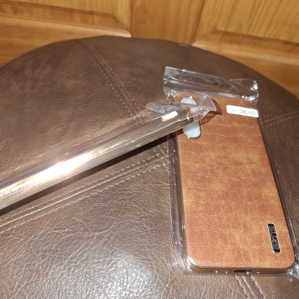 Samsung Galaxy A35 Phone 2 Set Cases - Blue and Brown